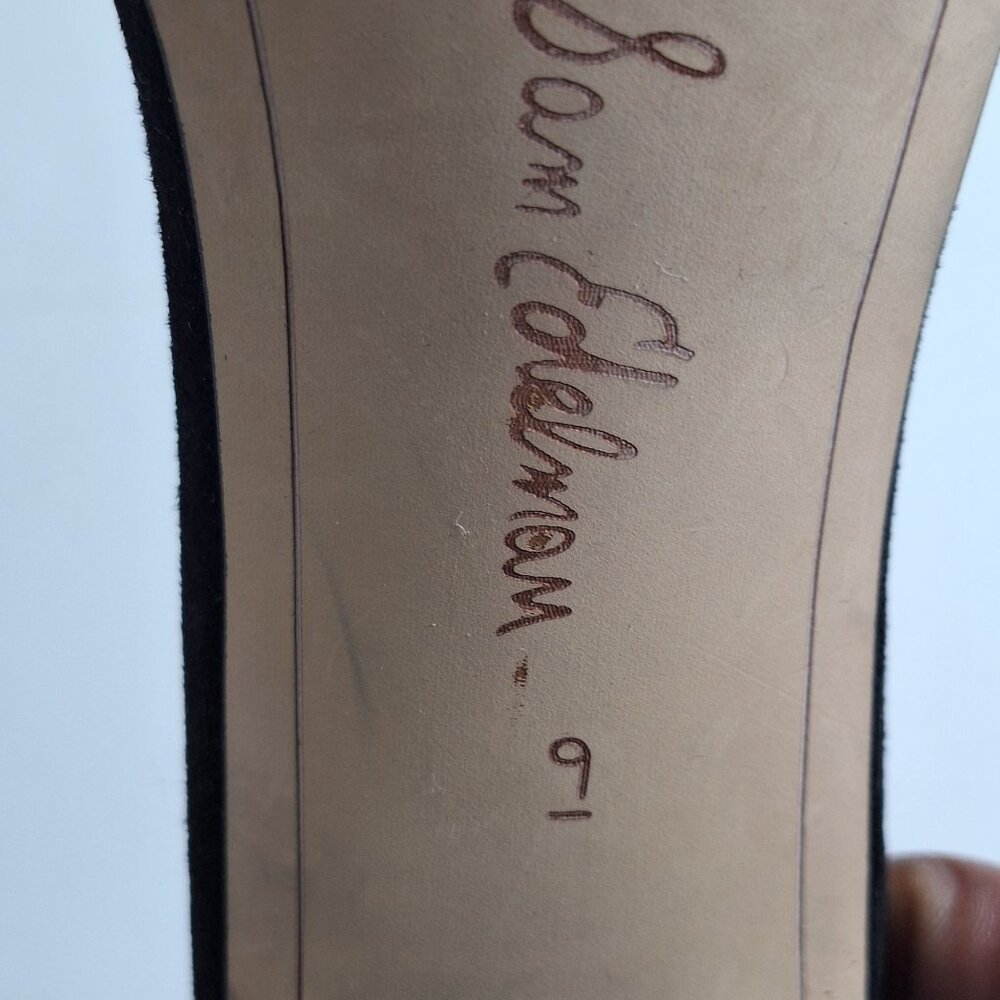 Sam Edelman Lucia ankle strap open toe heel size 9 - Picture 6 of 7